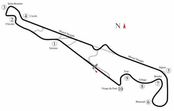 Primo appuntamento della stagione presso il circuito Paul Ricard Classe 250 gp . Vittoria per Jarno Ronzoni  25 03 2018
